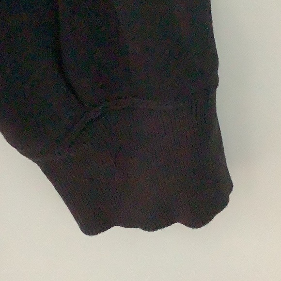 NWOT - Athleta Cozy Karma 1/4 Zip Pullover - black - size XLT - Picture 9 of 15